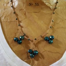 Long beaded boho necklace