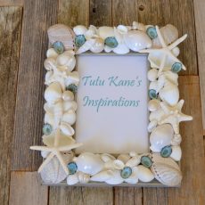 Seashell Frame, Beach Decor