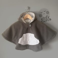 Mini Fleece Cape Poncho