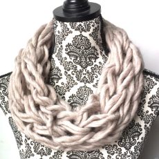 Arm Knit Cowl Scarf