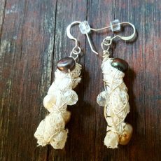 Repurposed vintage jewelry