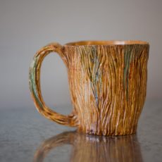 Tree Mug- handbuilt