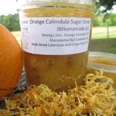 Calendula Herbal Citrus Sugar Scrub