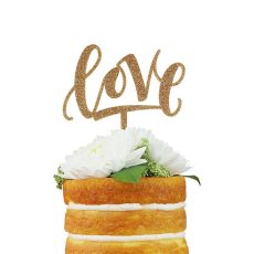 Love Modern Cake Topper