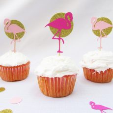Flamingo Cupcake Topper