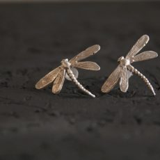 Silver Dragonfly Earrings