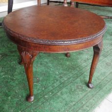 chippendale coffee table in walnut