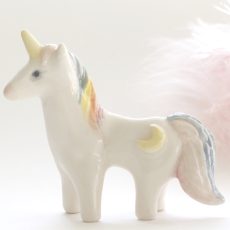 Unicorn And Moon Handmade Earthenware