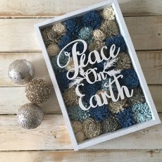 Holiday Wooden Flower Box