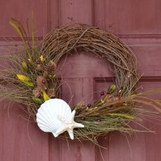 Beach Decor, Autumn Wreath