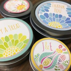 500 Round Sticker Tags