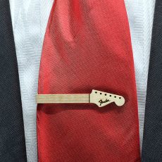Guitar neck Tie Clip