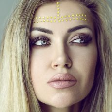 Eye Sticker Body Art Crystals